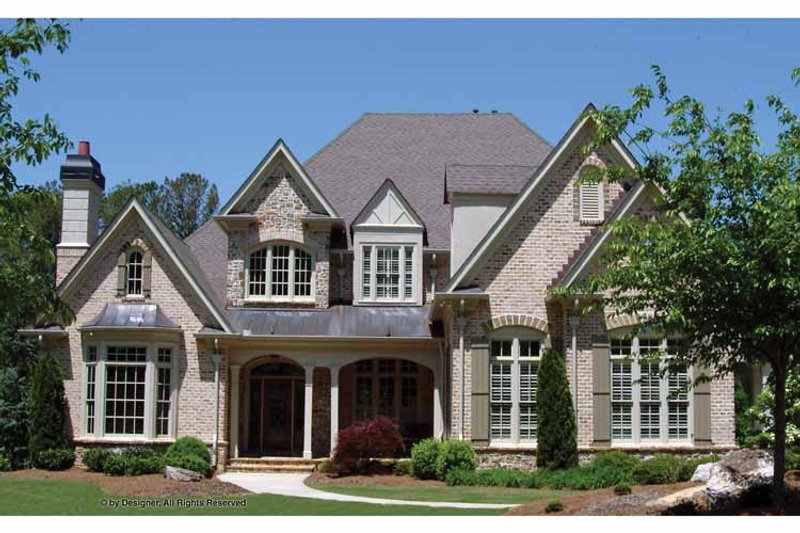 Dream House Plan - Exterior - Front Elevation 3 for Traditional House Plan #54-347 - 4 bed, 4.5 bath