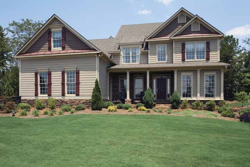 Home Plan - Exterior - Front Elevation 5 for Country House Plan #927-164 - 4 bed, 3 bath