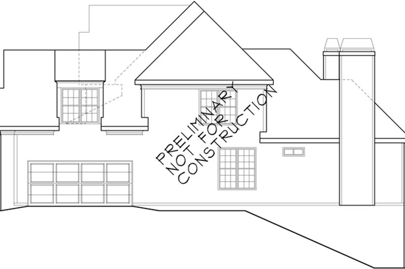 Dream House Plan - Exterior - Other Elevation for European House Plan #927-931 - 4 bed, 3 bath