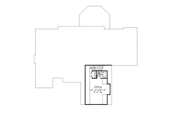 Floor Plan - Other Floor for European House Plan #52-227 - 3 bed, 3 bath