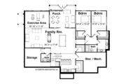 Craftsman Style House Plan - 4 Beds 3 Baths 3945 Sq/Ft Plan #928-207 