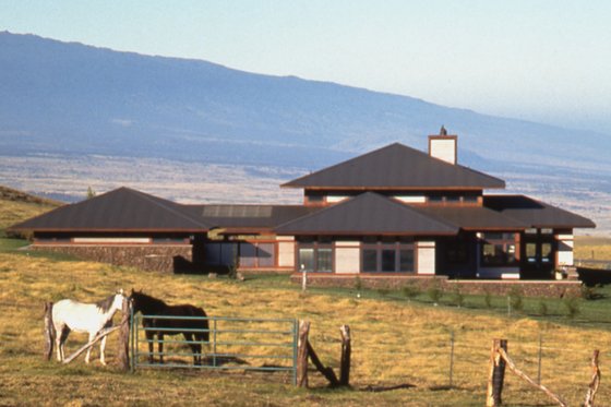 Exterior - Front Elevation for Prairie House Plan #454-11 - 3 bed, 2.5 bath