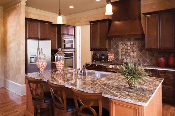 Interior - Kitchen for European House Plan #927-18 - 4 bed, 3 bath