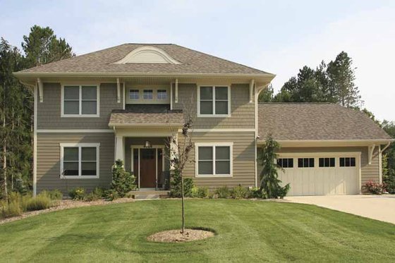 Exterior - Front Elevation 1 for Country House Plan #928-158 - 3 bed, 2.5 bath