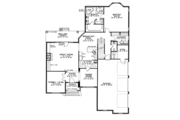 Traditional Style House Plan - 4 Beds 3.5 Baths 3456 Sq/Ft Plan #17-2739 
