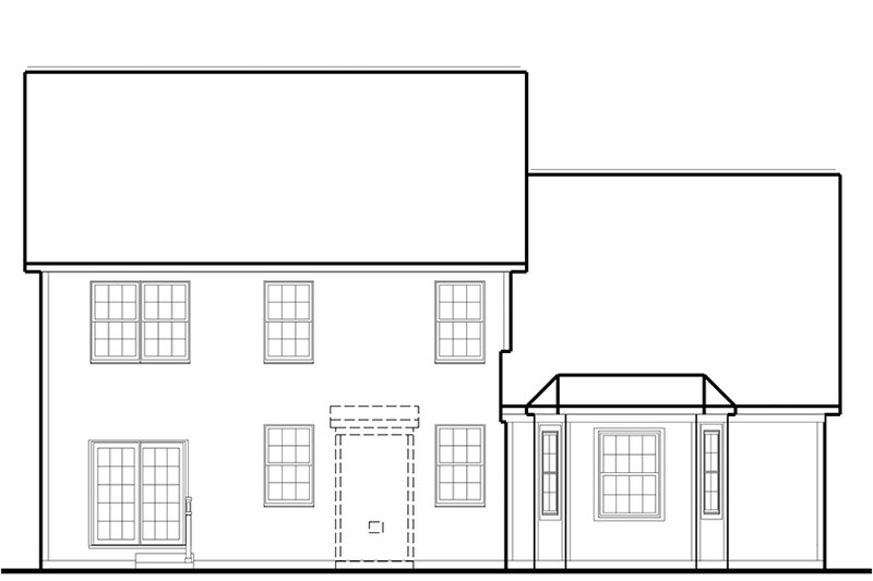 Dream House Plan - Exterior - Rear Elevation for Country House Plan #1053-70 - 3 bed, 2.5 bath