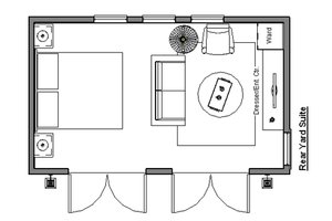 Floor Plan - Main Floor for Traditional House Plan #499-2 - 1 bed, 0 bath
