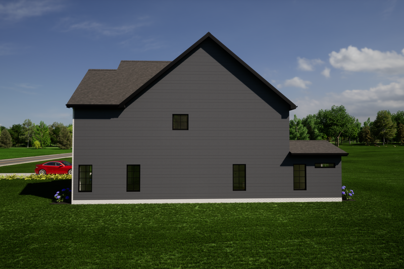 House Design - Exterior - Other Elevation 1 for Contemporary House Plan #1116-5 - 3 bed, 2.5 bath