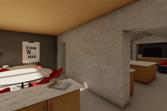 Interior - Dining Room for Modern House Plan #449-15 - 3 bed, 3.5 bath