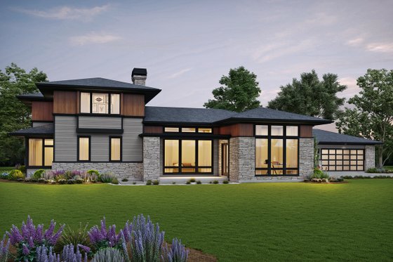 Exterior - Other Elevation for Contemporary House Plan #48-1004 - 4 bed, 4 bath
