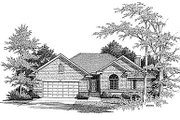 Traditional Style House Plan - 3 Beds 2.5 Baths 1739 Sq/Ft Plan #70-184 