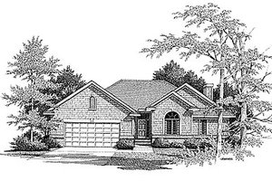Traditional Exterior - Front Elevation Plan #70-184