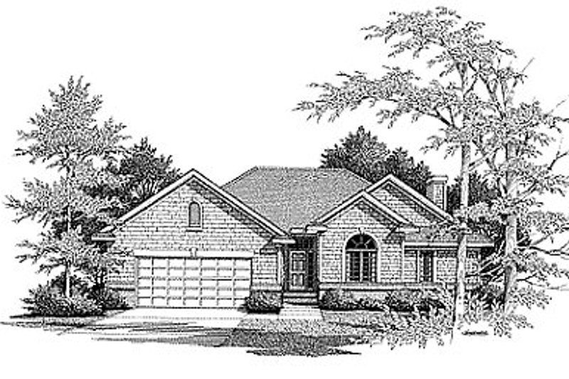 Dream House Plan - Traditional Exterior - Front Elevation Plan #70-184