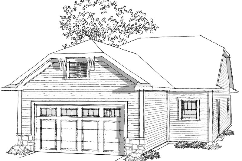 House Plan Design - Photo 1 for Ranch House Plan #70-1024 - 3 bed, 2 bath