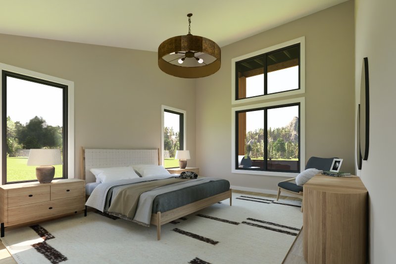 House Plan Design - Interior - Master Bedroom for Modern House Plan #1064-438 - 2 bed, 2.5 bath