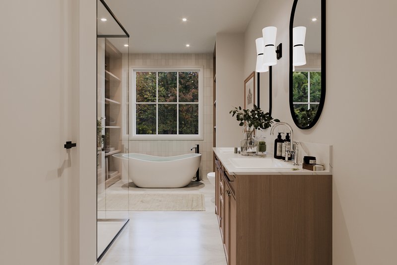 Architectural House Design - Interior - Master Bathroom 2 for Cottage House Plan #23-2904 - 3 bed, 1.5 bath