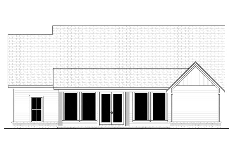 Home Plan - Exterior - Rear Elevation for Farmhouse House Plan #430-284 - 3 bed, 2.5 bath