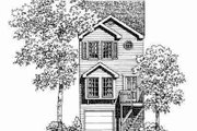 Traditional Style House Plan - 2 Beds 2 Baths 1067 Sq/Ft Plan #72-337 