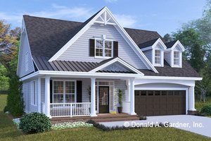 Craftsman Exterior - Front Elevation Plan #929-814