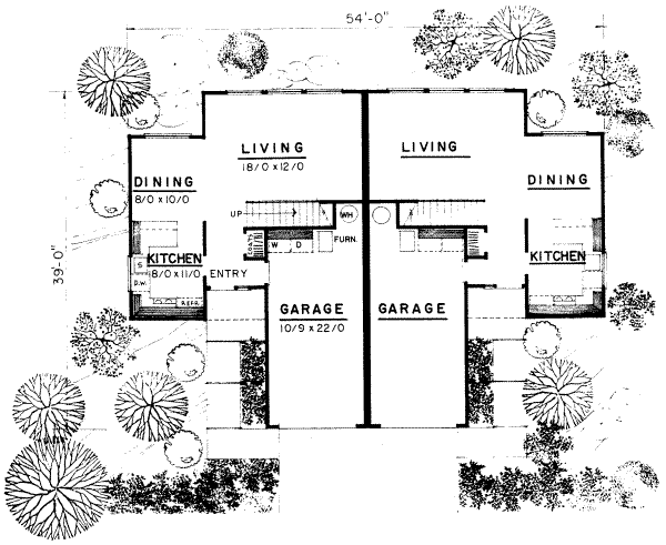 Traditional Floor Plan - Main Floor Plan #303-217