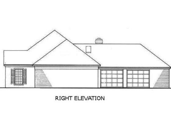 Exterior - Other Elevation for European House Plan #45-361 - 3 bed, 2 bath