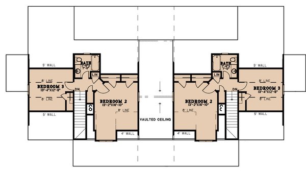 House Design - Cottage Floor Plan - Upper Floor Plan #923-258