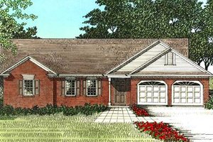Traditional Exterior - Front Elevation Plan #56-110