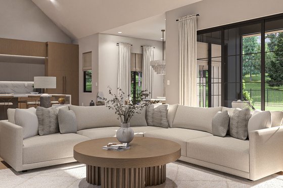 Interior - Family Room 2 for Modern House Plan #455-369 - 3 bed, 2.5 bath