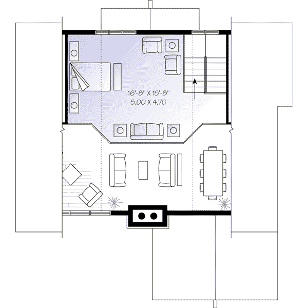 House Plan Design - Floor Plan - Upper Floor Plan #23-597