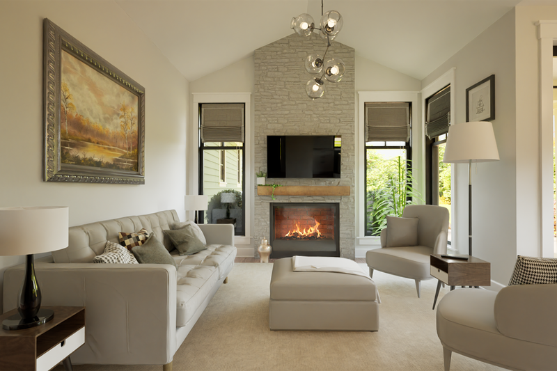 Dream House Plan - Interior - Family Room for Craftsman House Plan #48-1214 - 3 bed, 2 bath