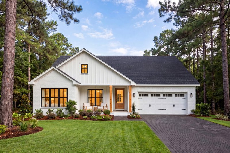 Dream House Plan - Exterior - Front Elevation 3 for Farmhouse House Plan #430-441 - 3 bed, 2 bath