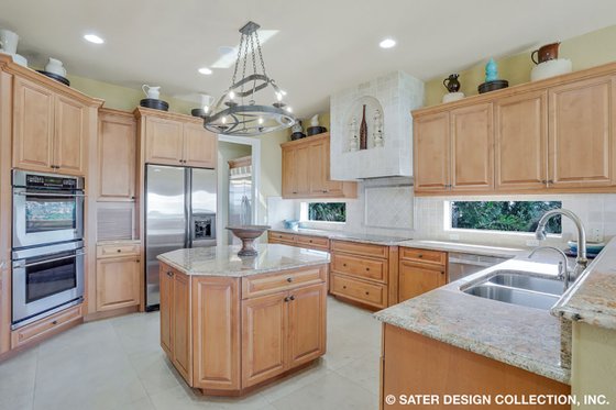 Interior - Kitchen for European House Plan #930-505 - 4 bed, 4.5 bath