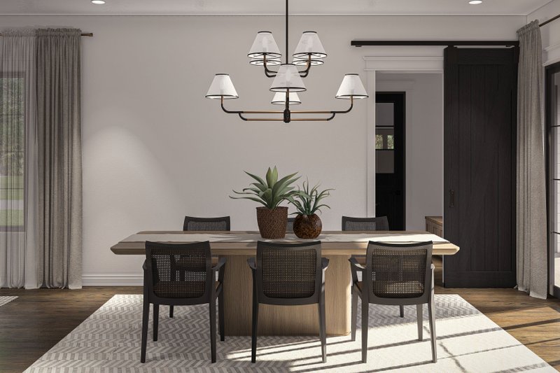 Dream House Plan - Interior - Dining Room for Colonial House Plan #455-491 - 3 bed, 2 bath