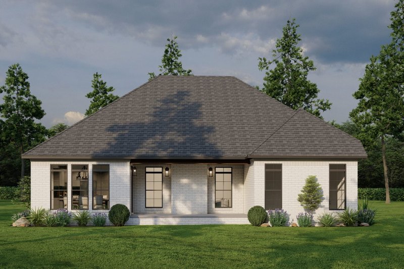 Home Plan - Exterior - Rear Elevation for Ranch House Plan #923-93 - 3 bed, 2 bath