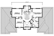 European Style House Plan - 5 Beds 3.5 Baths 3549 Sq/Ft Plan #138-136 