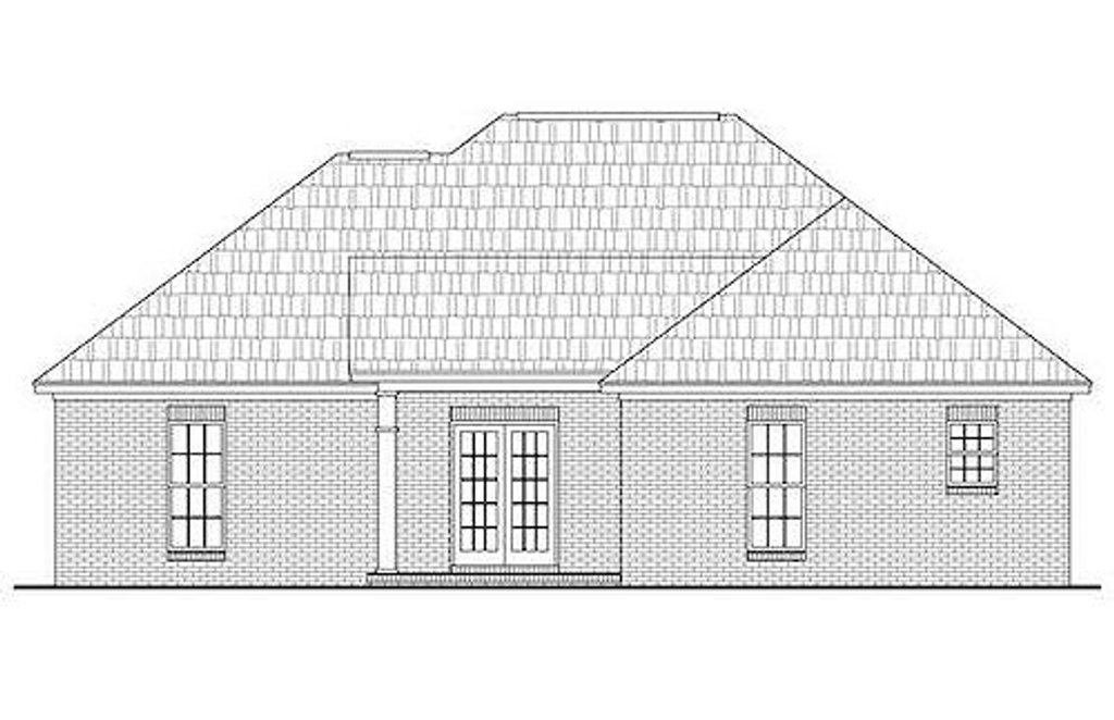 Ranch Style House Plan - 3 Beds 2 Baths 1500 Sq/Ft Plan #430-12