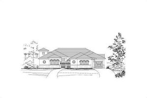 Traditional Exterior - Front Elevation Plan #411-305