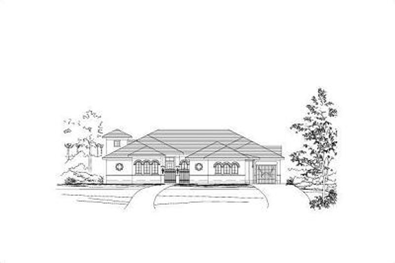 Traditional Style House Plan - 3 Beds 3.5 Baths 3775 Sq/Ft Plan #411-305