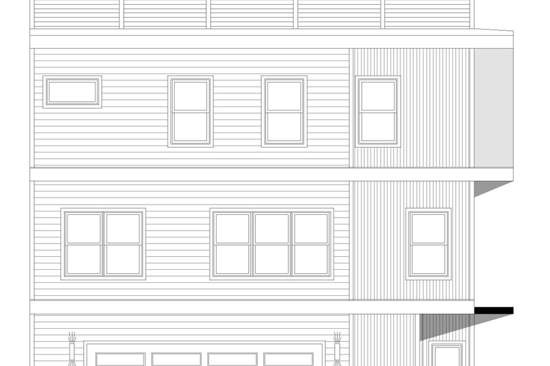 Dream House Plan - Exterior - Other Elevation for Contemporary House Plan #932-633 - 4 bed, 3 bath