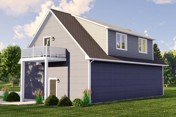 Exterior - Other Elevation for Craftsman House Plan #1064-138, 4 bath