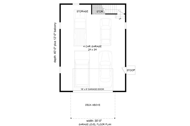 House Blueprint - Floor Plan - Main Floor for Country House Plan #932-188, 0 bath