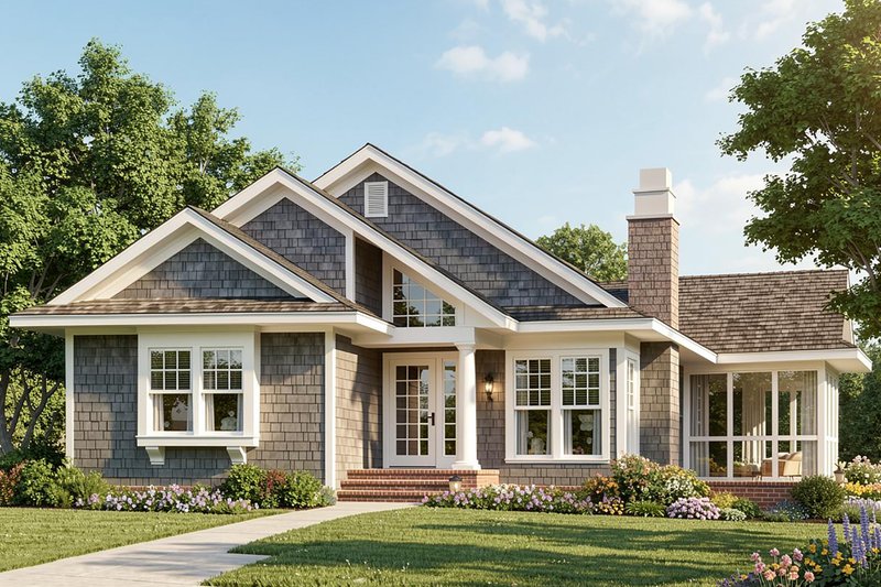 House Plan Design - Bungalow Photo Plan #137-270