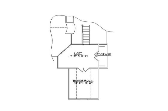 Floor Plan - Upper Floor for European House Plan #5-368 - 7 bed, 4.5 bath