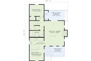 Farmhouse Style House Plan - 2 Beds 2 Baths 1178 Sq/Ft Plan #17-2020 Floor 