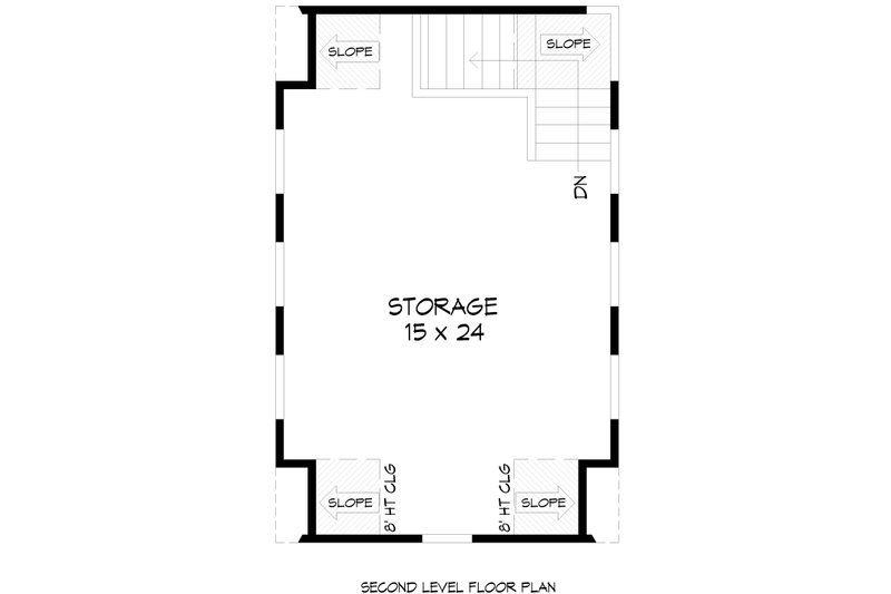Architectural House Design - Floor Plan - Upper Floor for Country House Plan #932-1280, 0 bath
