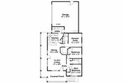 Craftsman Style House Plan - 3 Beds 2 Baths 1265 Sq/Ft Plan #124-617 