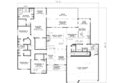 European Style House Plan - 4 Beds 3.5 Baths 5723 Sq/Ft Plan #17-2266 