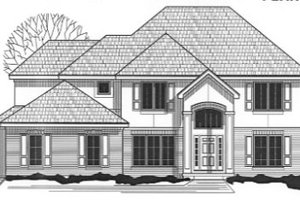 Traditional Exterior - Front Elevation Plan #67-792