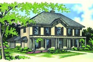 Traditional Exterior - Front Elevation Plan #45-212