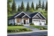 Cottage Style House Plan - 3 Beds 2 Baths 1714 Sq/Ft Plan #515-57 